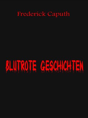 cover image of Blutrote Geschichten